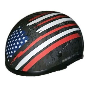 Z1R CC Motorcycle Open Face Helmet Matte Patriotic FMVSS‎ 218 DOT Rated Size S